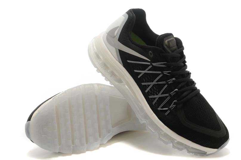 Nike Air Max 2015 nouveau style concurrence des prix basket blanc noir paris